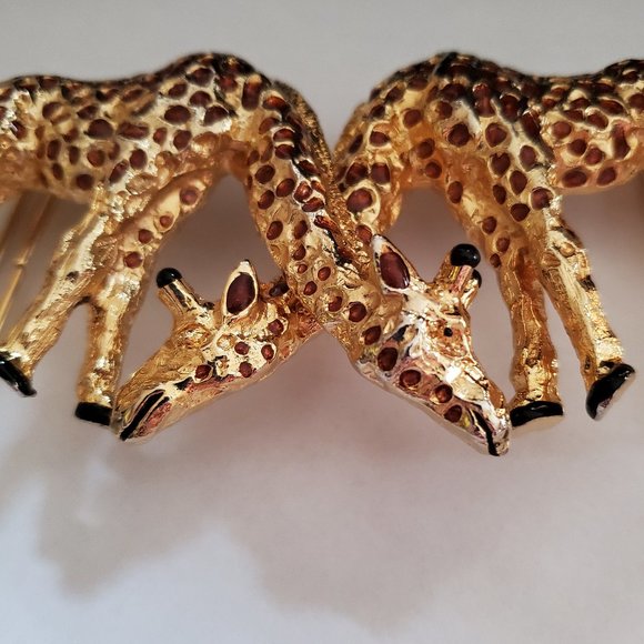 VINTAGE Designer Giraffee Buckle Mimi Di N 1992 - Original Belt - Picture 4 of 16